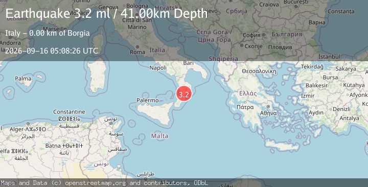 Map of SOUTHERN ITALY