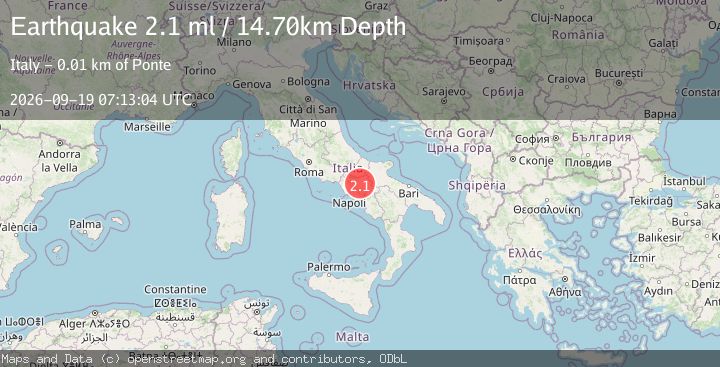 Map of SOUTHERN ITALY