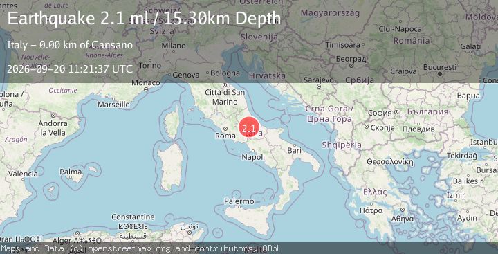 Map of SOUTHERN ITALY
