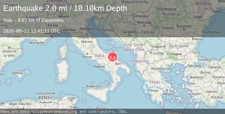 Map of SOUTHERN ITALY