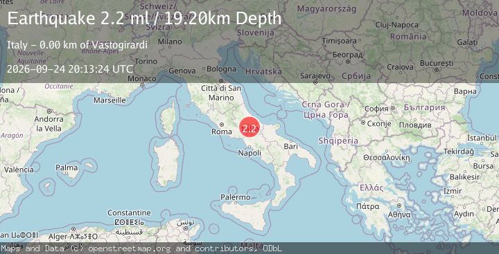 Map of SOUTHERN ITALY