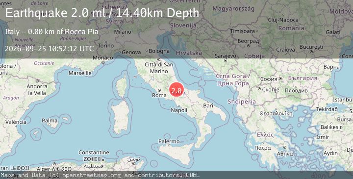 Map of SOUTHERN ITALY