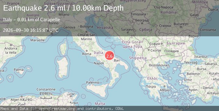 Map of SOUTHERN ITALY