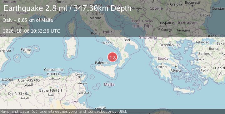 Map of SICILY, ITALY