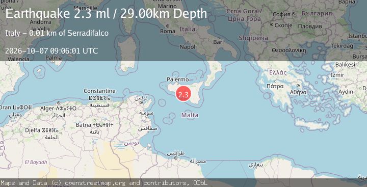 Map of SICILY, ITALY