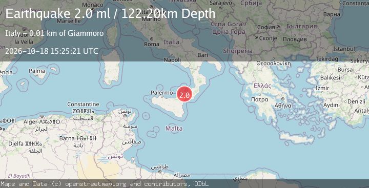 Map of SICILY, ITALY