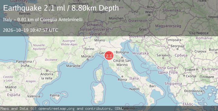 Map of NORTHERN ITALY