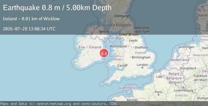 Map of IRISH SEA