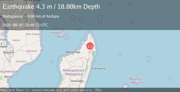 Map of MADAGASCAR