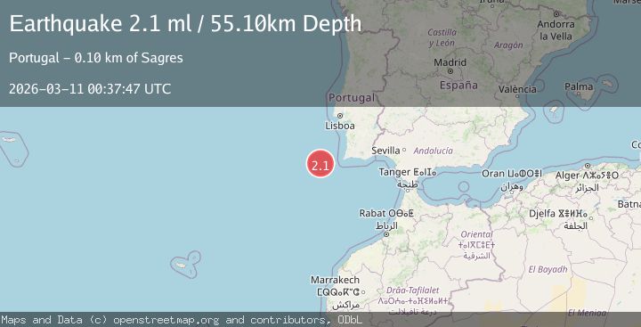 Map of AZORES-CAPE ST. VINCENT RIDGE