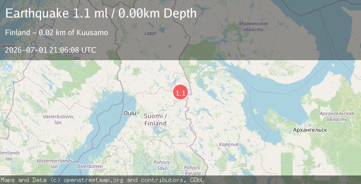 Map of FINLAND-RUSSIA BORDER REGION