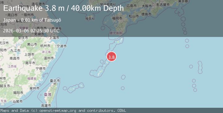 Map of RYUKYU ISLANDS, JAPAN