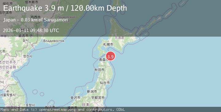Map of HOKKAIDO, JAPAN REGION