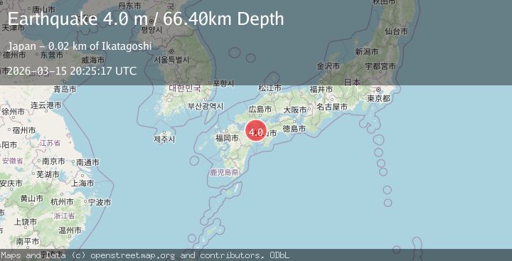 Map of SHIKOKU, JAPAN