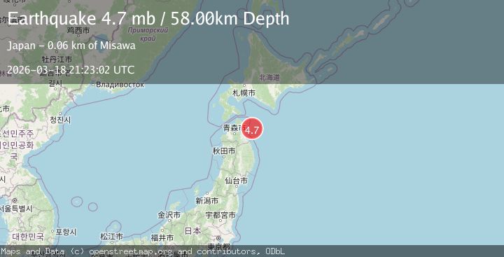 Map of HOKKAIDO, JAPAN REGION