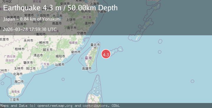 Map of SOUTHWESTERN RYUKYU ISL., JAPAN
