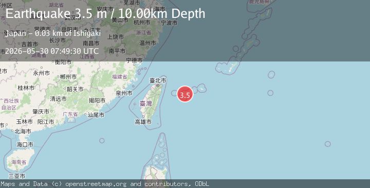 Map of SOUTHWESTERN RYUKYU ISL., JAPAN