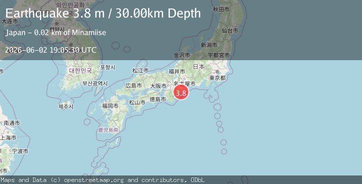 Map of WESTERN HONSHU, JAPAN