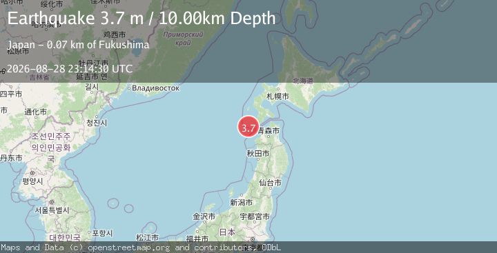 Map of HOKKAIDO, JAPAN REGION