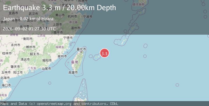 Map of SOUTHWESTERN RYUKYU ISL., JAPAN