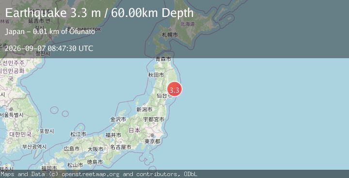 Map of EASTERN HONSHU, JAPAN