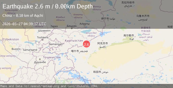 Map of SOUTHERN XINJIANG, CHINA