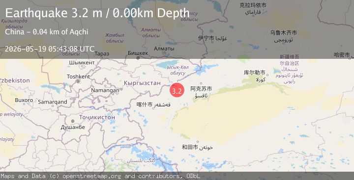Map of SOUTHERN XINJIANG, CHINA