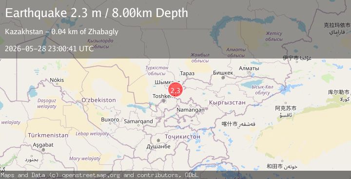 Map of CENTRAL KAZAKHSTAN