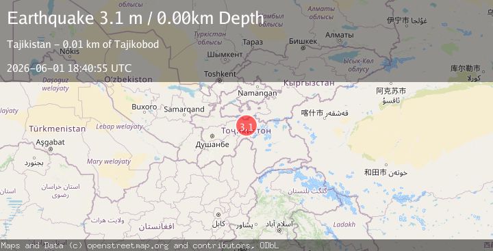 Map of TAJIKISTAN