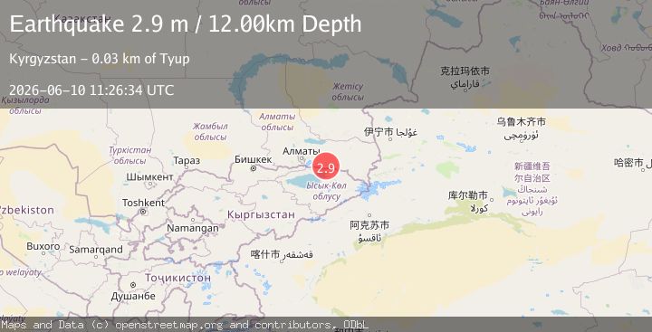 Map of EASTERN KAZAKHSTAN