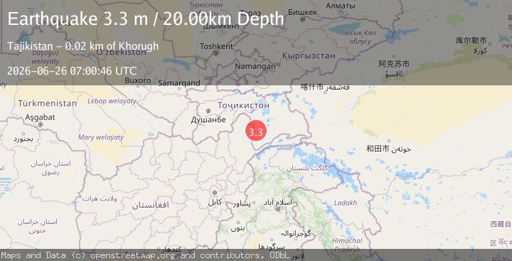 Map of TAJIKISTAN