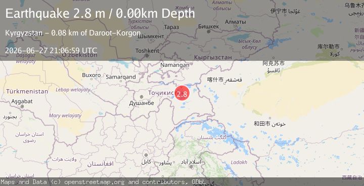 Map of TAJIKISTAN