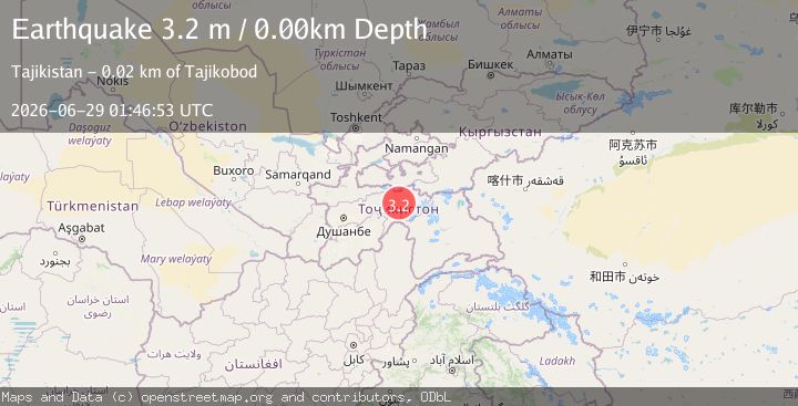 Map of TAJIKISTAN