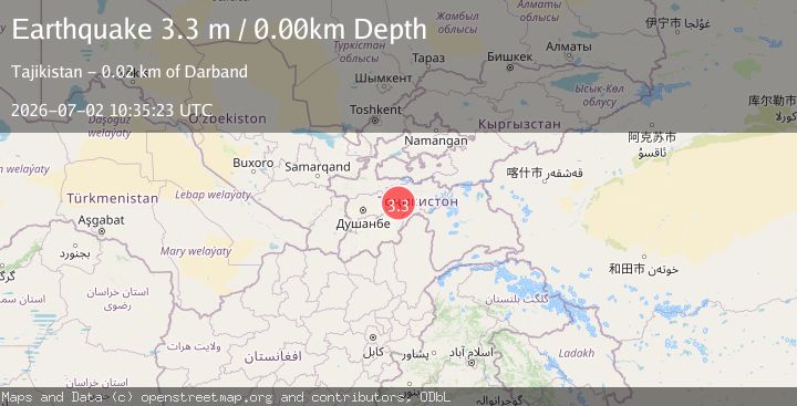 Map of TAJIKISTAN