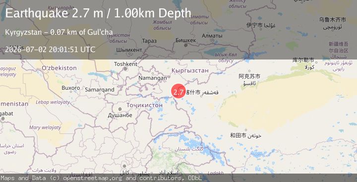 Map of SOUTHERN XINJIANG, CHINA