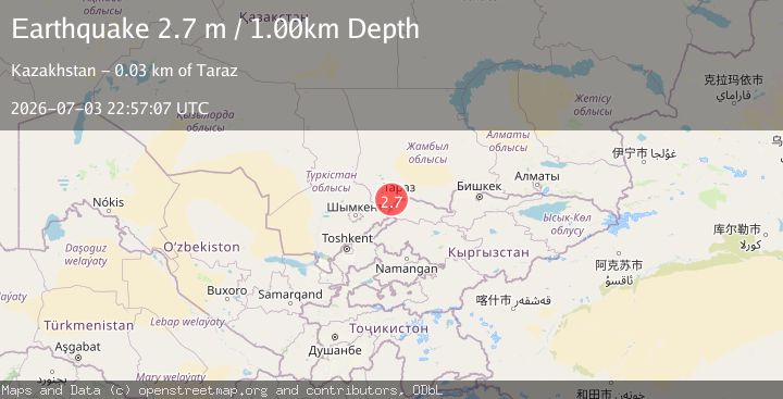 Map of CENTRAL KAZAKHSTAN