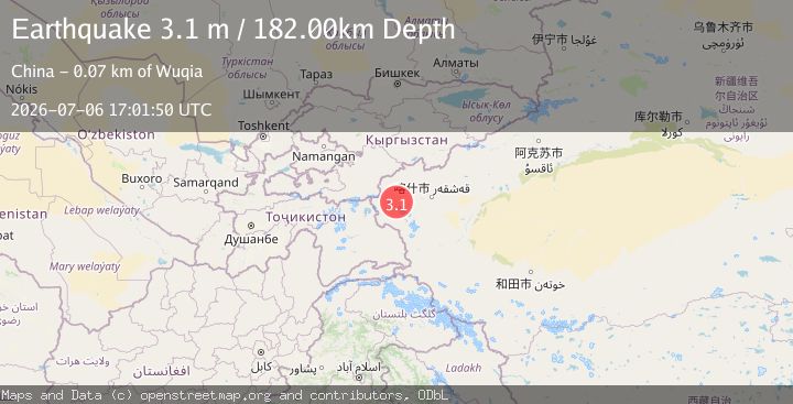 Map of SOUTHERN XINJIANG, CHINA