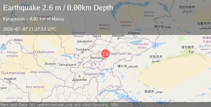 Map of KYRGYZSTAN