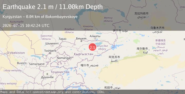 Map of KYRGYZSTAN