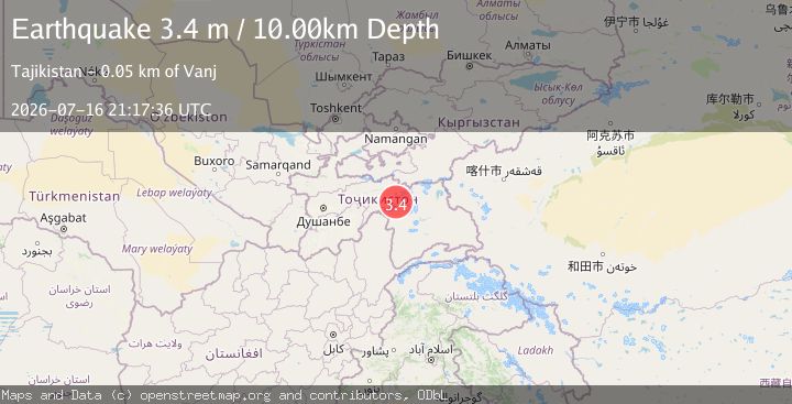 Map of TAJIKISTAN