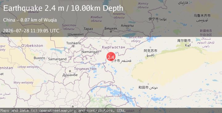 Map of SOUTHERN XINJIANG, CHINA