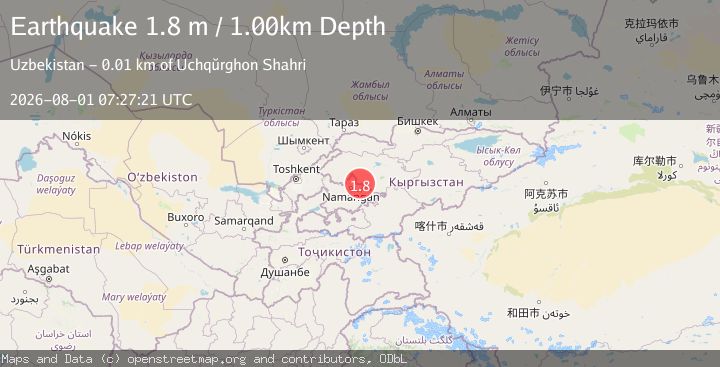 Map of KYRGYZSTAN