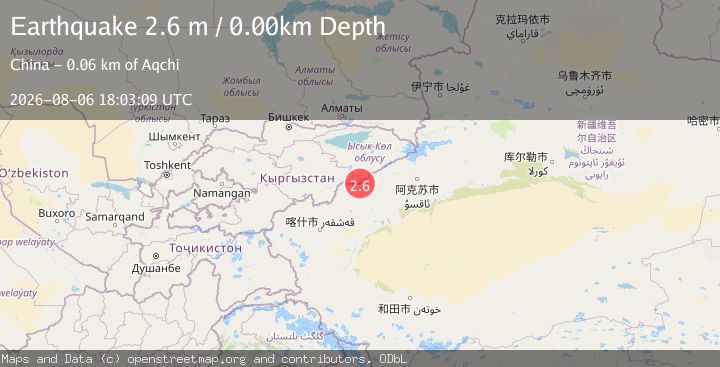 Map of KYRGYZSTAN