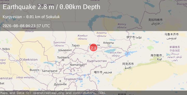 Map of KYRGYZSTAN