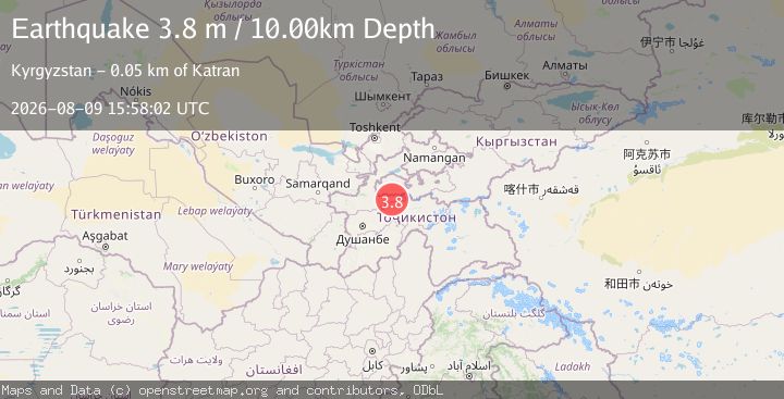 Map of TAJIKISTAN