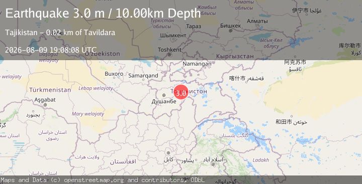 Map of TAJIKISTAN