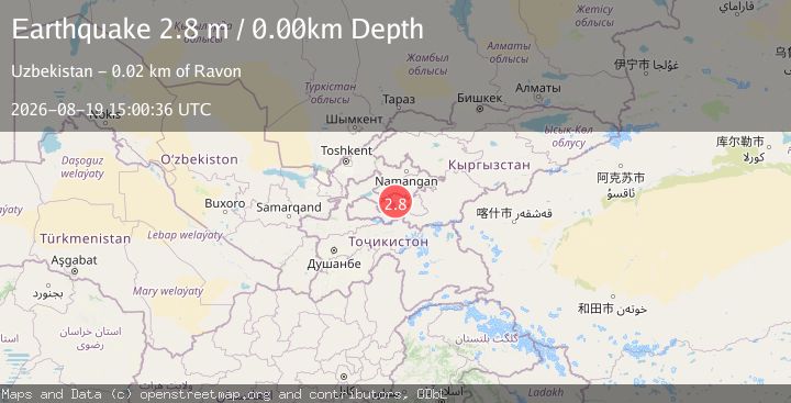 Map of KYRGYZSTAN