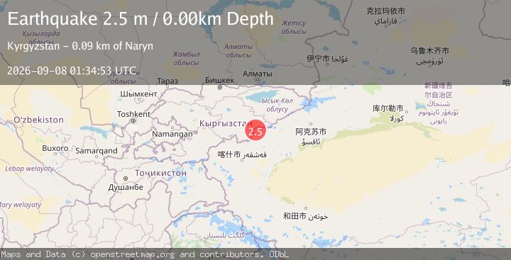 Map of SOUTHERN XINJIANG, CHINA