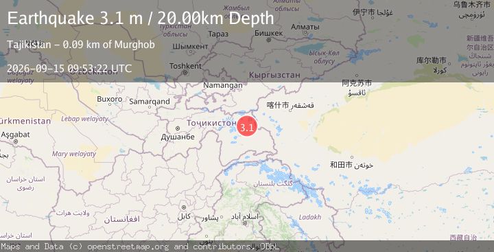 Map of TAJIKISTAN