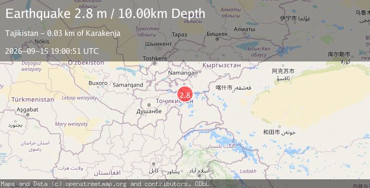 Map of KYRGYZSTAN